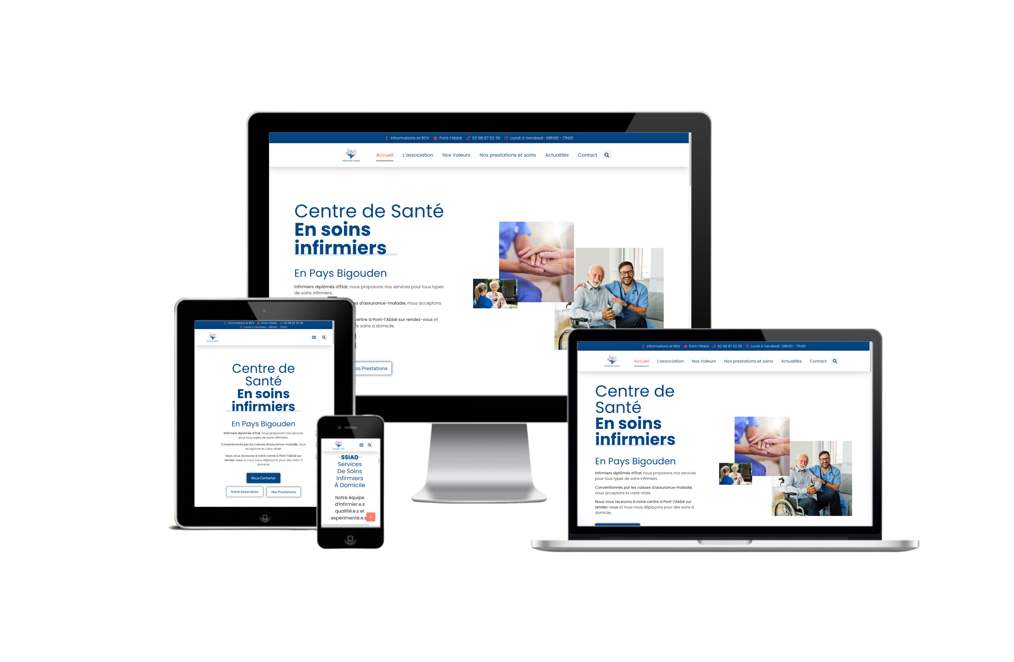 Centre de soins et de santé Kérentrée Pont-l'Abbé - Site web 2023 - nouveau - responsive